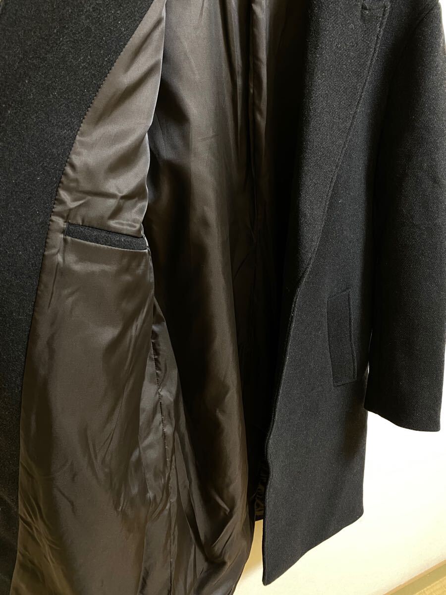 ZARA／チェスターコート／ブラック／サイズL／メンズ｜Yahoo!フリマ