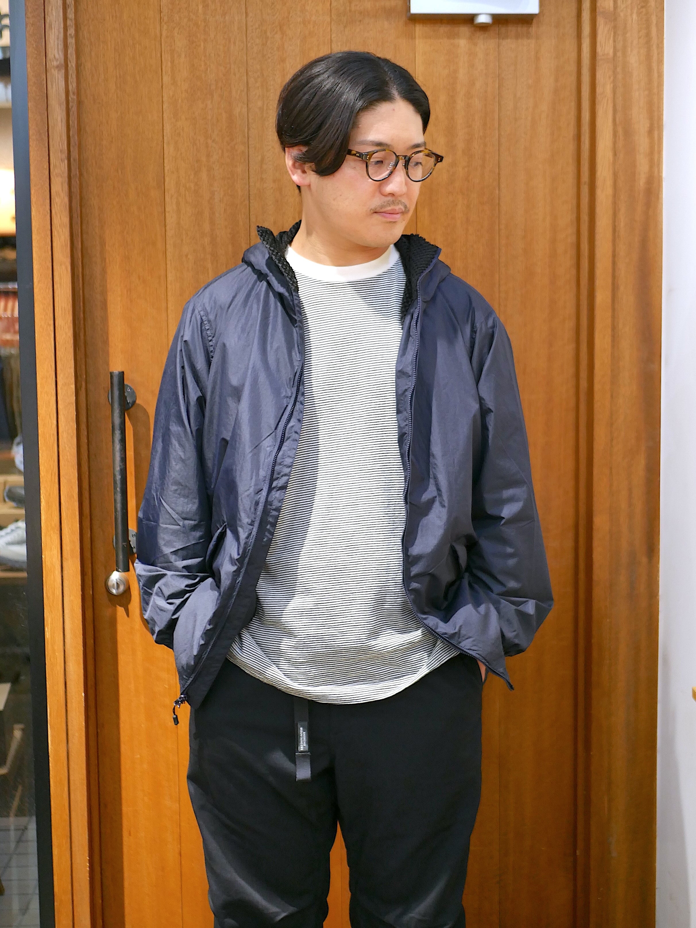 BROWN by 2-tacs / OCTA HOODED JKT（NAVY） | st. valley house