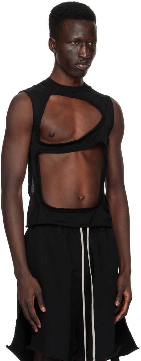 Rick Owens DRKSHDW Black Membrane II Tank Top Rick Owens Drkshdw