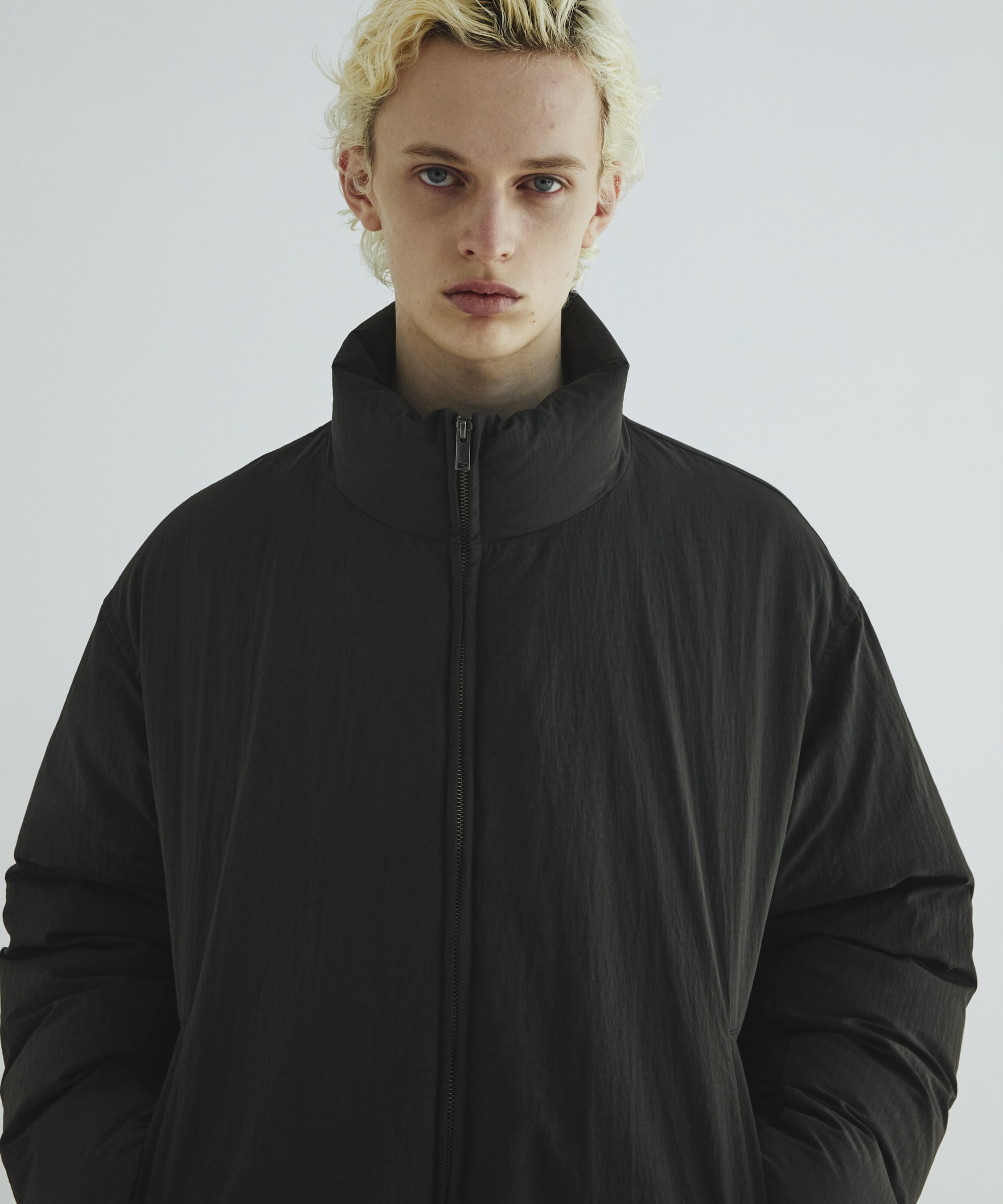 完売】スタンドジップアップダウン(1 DARK GREY): : メンズ｜CITY