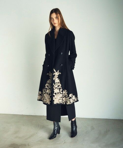 刺繍ウールコート （テーラードジャケット）｜GRACE CONTINENTAL
