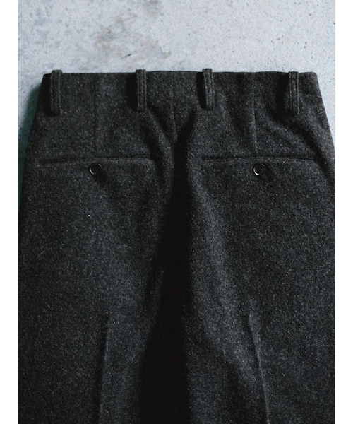 LIDNM WOOL FLEECE TUCK PANTS L リドム α LIDNM（リドム）の「WOOL