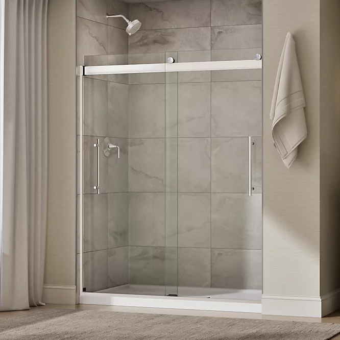 Elmbrook Frameless Sliding Shower Door | K-706851-8L | KOHLER
