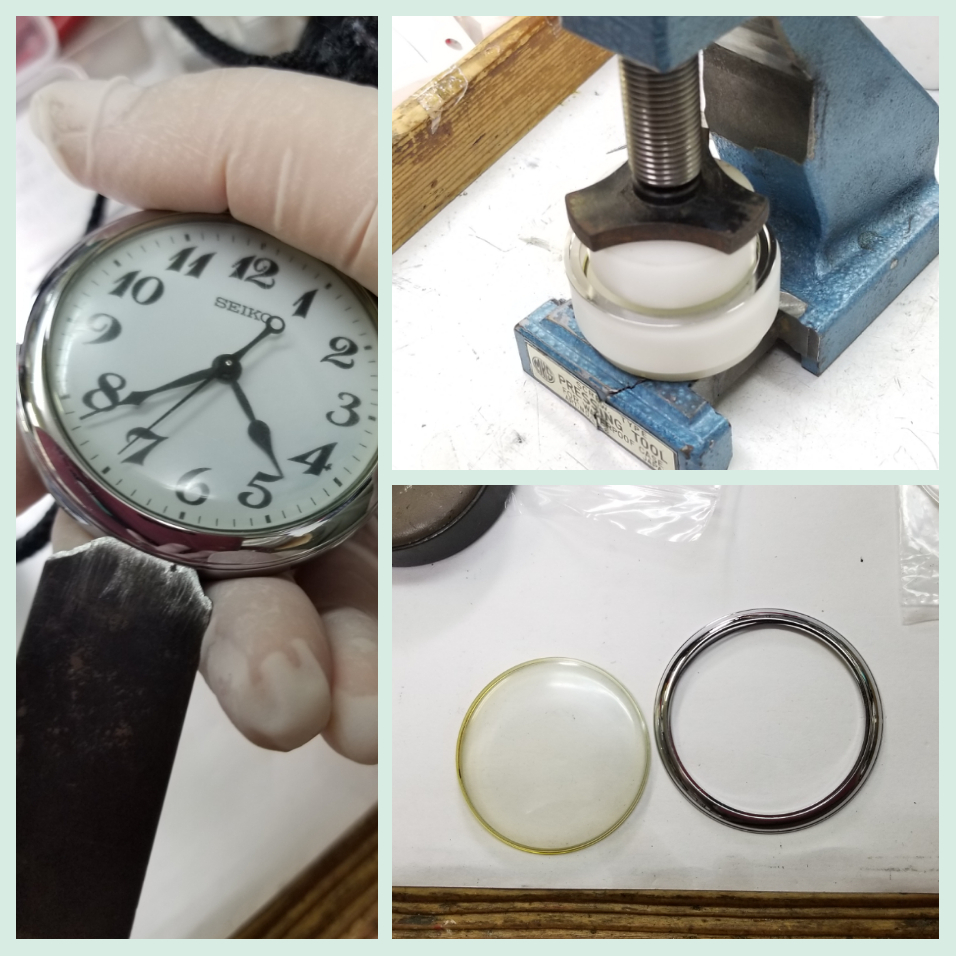 SEIKO（7C21-0A22）懐中時計：風防交換｜川口誠