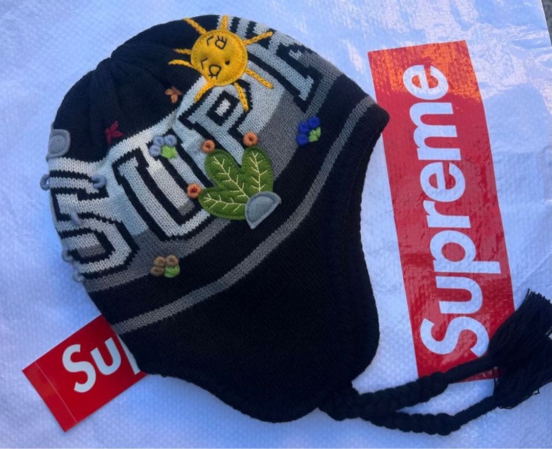 Supreme Felt Appliqué Earflap Beanie - メルカリ